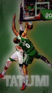 Tatum AI Animated Dunk